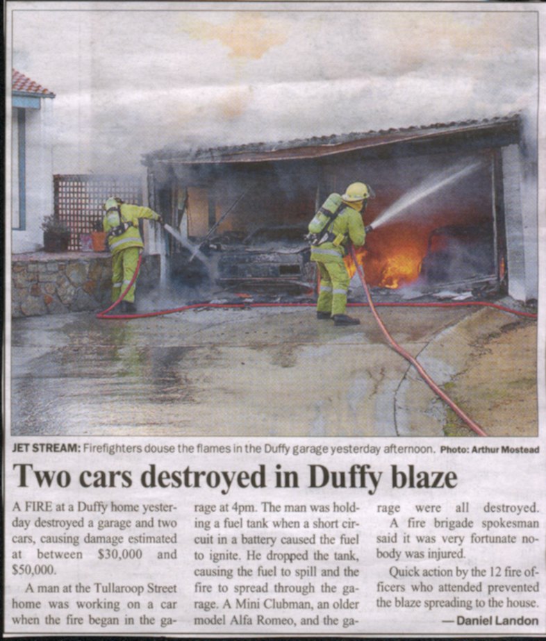 Garage Fire